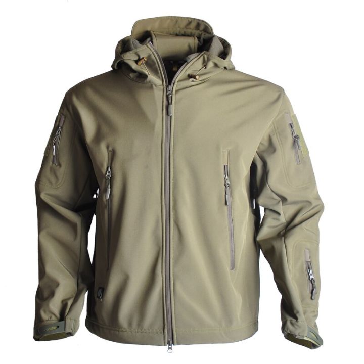 Tactical%20Jacket%20Airsoft%20Hiking%20Jackets+Pants%20Shark%20Skin%20Soft%20Shell%20Cloth%20Windbreaker%20Waterproof%20Hood%20Military%20Outdoor%20Jacket%20-%20Image%202