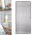 Blackout Window Film Double Sided Sun Blocking Aluminum Foil Insulation Film 30cmx100cm.