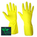 Kitchen Hand Gloves One Pair & High-Quality Silicone Dish Washing Kitchen Hand Gloves -Multicolor. 