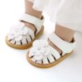 [TinyStepsBD] Flower design sandals for Baby Girls (White). 