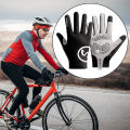 Anti Slip Full Finger Gloves Road Mountain Bike Gloves Ice Silk Bike Gloves Breathable Sun-proof Fitness Gloves for Cycling. 