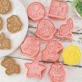 Cookie Stamper Eco-friendly 3D Cartoon Anime Press DIY Biscuit Cutter. 