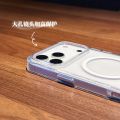 HOCE Clear Acrylic Magnetic Case for iPhone 17 Air 16 15 14 13 12 Pro Max Original Magnetic Wireless Charging Cover.