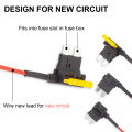 Fuse Holder Add-A-Circuit Fuse Tap Adapter Standard/mini/low Profile Mini Fuse 3 Types Atc Atm Aps For Auto Car Truck Boat.