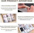 6/pcs Pieces Adjustable Drawer Divider Partition Durable Storage Cosmetic Socks Underwear Drawer Clothes Organizer Cabinets _ Alpha Bridge.