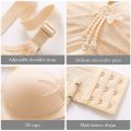 36-44 AB Large Size Bras Women Push Up Brassiere Wireless Bralette Tops Big Breast Seamless Mother Middle Aged Underwear.