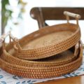 Round Rattan Bread Basket (S) - #1. 