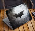 Batman Silver Logo Premium Laptop Sticker AR-5219. 