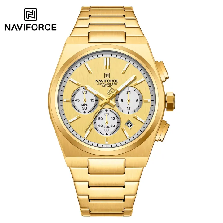 NAVIFORCE%20NF8048%20Classic%20Business%20Timeless%20Chronograph%20Stainless%20Steel%20Strap%20Men%20Watches%20-%20Image%209