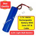 New Rechargable Ac/Dc Light Bulb Lithium Battery-1 Piece. 