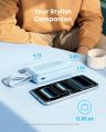 Anker Zolo A110M 45W Power Bank with Built-in Dual Type-C Cable - 20000mah , Dual Built-in USB-C Cables, USB-C&A Port, for iPhone 17/16 Series, Galaxy, and More.