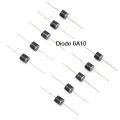 5Pcs- Diode 6A10 1000V 1KV 6A General Purpose Rectifier Axial Diode 6A10 Silicon Junction Diode R-6 Package Electrical Circuitry & Parts. 