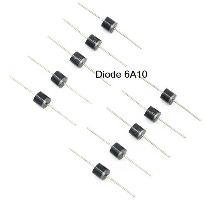 5Pcs-%20Diode%206A10%201000V%201KV%206A%20General%20Purpose%20Rectifier%20Axial%20Diode%206A10%20Silicon%20Junction%20Diode%20R-6%20Package%20Electrical%20Circuitry%20&%20Parts%20-%20Image%205