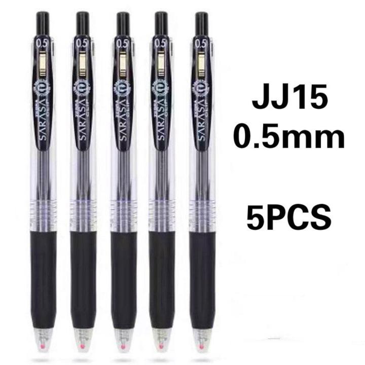 Zebra Penna A Sfera Gel Sarasa Clip 0.7mm Blu: Set Da 5 Penne Retrattili Con Inchiostro Pigmentato E Impugnatura In Gomma - 6