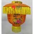 Chinese Fabric Lantern 8x10 Inch with Hanging Frame Wedding Party Festival Xmas Home Lamp Decoration.