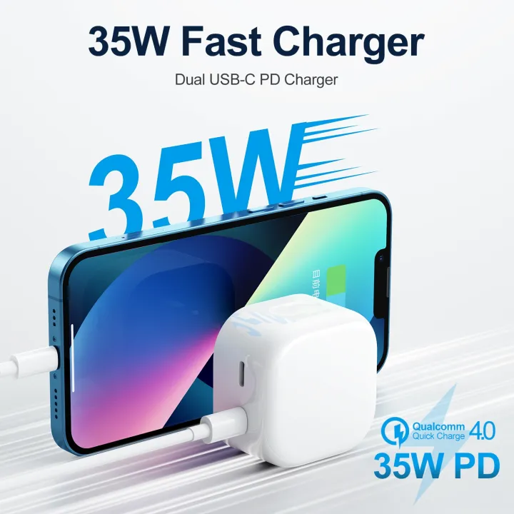 JOYROOM%20L-2P356%2035W%20Dual%20Type-C%20PD%20Fast%20Charger,%20UK%20Plug%20(White)%20-%20Image%202