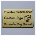 Custom 304 Stainless Steel Metal Business Card Personalized Nameplate Identification Plate Mailbox Logo Badge ID Address Plate.