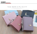 Cartoon Leather Women Wallets Pocket Ladies Purse Clutch Wallet Women Short Card Holder Cute Girls Deer Wallet Portfel.