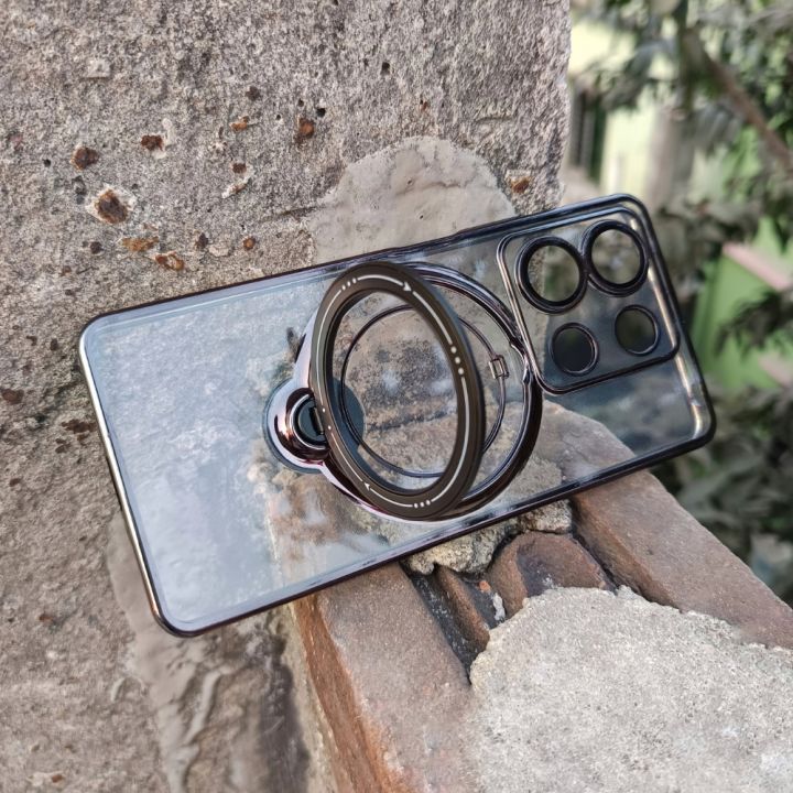 Xiaomi%20Redmi%20Note%2013%205G%20-%20Leweisi%20Clear%20Plating%20Magnetic%20Case%20With%20Stand%20-%20Image%207