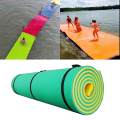 Floating Mat, with Rolling Design, Bouncy Tear Resistant 3 Layer XPE Foam, Roll Up Floating Island for Pool. 