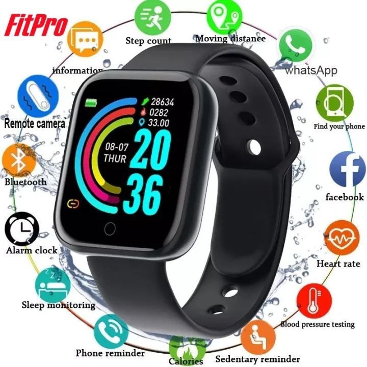 D116 Plus Smart watch Bracelets Fitness Tracker by Pick A Gadget
