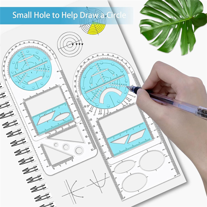 Multifunctional%20Geometric%20Ruler,%20Geometric%20Drawing%20Template,%20Measuring%20Tool%20Draft%20Rulers%20for%20Office%20-%20Image%206