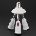 【VisioN Shop】Splitter Heads Lamp Base Adjustable Light Holder Adapter Socket. 