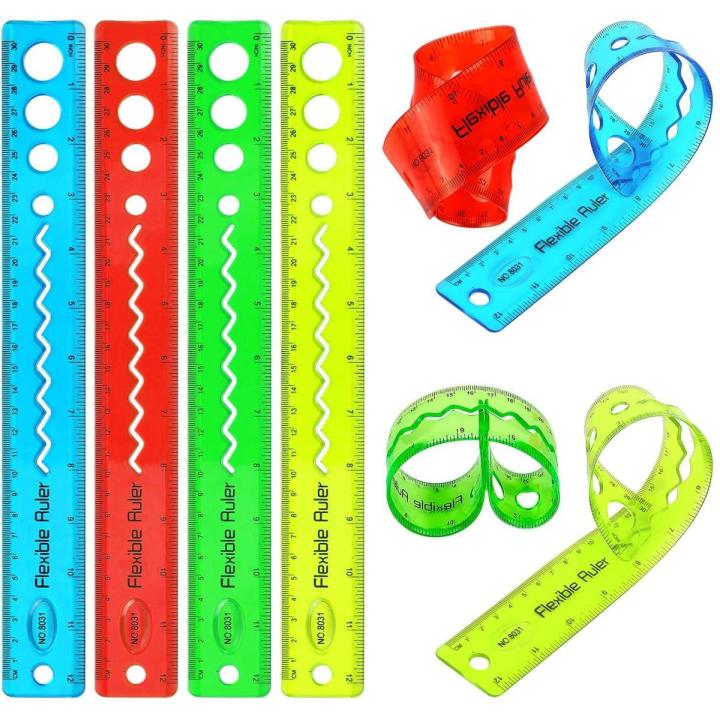 Flexible Rular - 12'' (Multicolor)