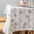 Tablecloth, ins, wind, Japanese cotton and linen fabric, small daisy, home lace, square tea tray, small household appliances, dustproof cover cloth. 