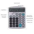 【DIV MALL】12-Digit Musical Desktop Calculator Large LCD Display Function Electronic Calculator with Music Piano Function.