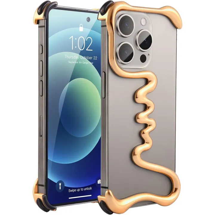 Metal%20Bare%20Frame%20Case%20for%20iPhone%2016%20Pro%20Max%20Racetrack%20Shaped%20Cool%20Design%20Aluminum%20Alloy%20Bumper%2015%20Pro%20Max%2014%20Plus%20Shockproof%20Grade%20Shell%20Borderless%20-%20Image%208