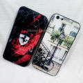 For iPhone 6 / iPhone 6s - Tattoo Case Back Glass Cover. 