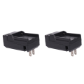 2X NP-F550 Battery Charger for Sony NP-FM50, FM70, FM90, FM30, FM500H, FM51(USplug).