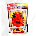 Transformer Robot Toy Car intelligent game block toy - Yellow red.