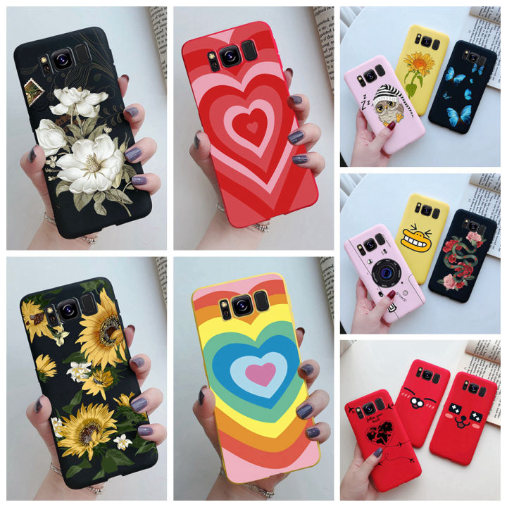 S8 S9 alaxy cute love soft rear + S9 PS8 S8 alaxy for Samsung Glus phone case Tpu silicone cover for GS 8 S 9 plus S9+ phone case