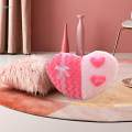 Cute Throw Pillow Heart Shaped Cushions Throw Home Decor Decorative Pillow for Wedding Bedroom. 