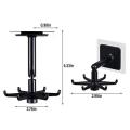 Kitchen Hook Storage Rotating Racks Holder spatula spoon Organizer Telescopic Self Adhesive Storage 6 Hooks Cooking Spoon Hanging Bathroom Home Wall Hanger. 
