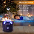 Volcano Fire Flame Air Humidifier Aroma Diffuser Essential Oil with Remote Control Jellyfish for Home Fragrance Mist Mak Smoking.