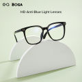 OQ BOGA 4 Colors Unisex Anti Blue Light Radiation Computer Glasses Women Men Eye Protection Fashion Plastic Letter D Frame Eyewear. 