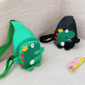 Fashion Cartoon Dinosaur Backpack Boys Girls Cute Bag Children Crossbody Bags Mini Cross Bag. 