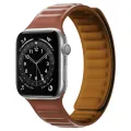 Silicone Magnetic Strap Watch Band For Apple Watch Series 9&8&7 41mm / SE 3&SE 2&6&SE&5&4 40mm / 3&2&1 38mm. 