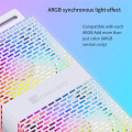 for MATX Motherboard -2 Memory Stick Cooler DDR4 DDR5 Overclocking ARGB Thermal Vest Memory Fan Module, White Easy to Use.