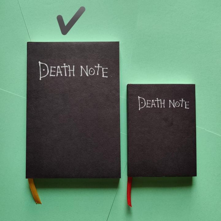 Death Note Medium Notebook (7.9"*5.4" A5 size) - Notebook/sketchbook/sketchpad for drawing, sketching, writing with classic look