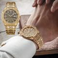 Waterproof Stainless Steel Analogue Quartz Watch Date Wrist Watch Men Hands Luminous.