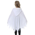 Cross border halloween children's costume white black glow ghost glow grimace cape shawl pie.