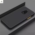 For Xiaomi Poco M2 Pro - Soft Silicone Bumper Luxurious Translucent Smoky Matte Shockproof Back Cover Case (Back Case Cover For Smartphone). 