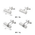 Men's Cylindrical French Cufflinks Pair Set (1 Pair).