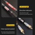 YYAUDIO HIFl stereo RCA Audio cable 6N OFC Male to Male 2RCA to 2RCA Audio Cable with Gold Plated connector PlugFor CD Amplifier. 