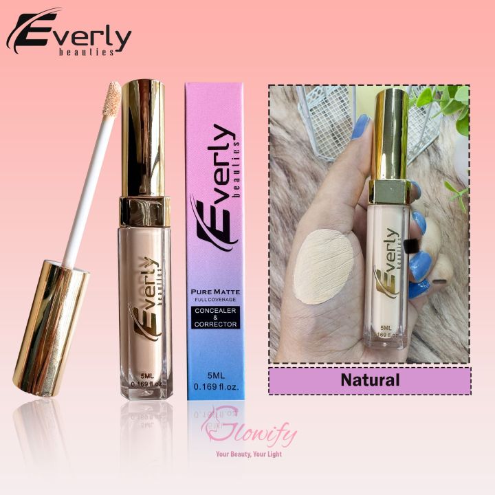 Everly%20Beauties%20Pure%20Matte%20Full%20Coverage%20Liquid%20Concealer%20&%20Corrector%20-%205ml%20-%20Image%204