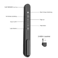 Wireless Presenter Red Light page turning pen 2.4G RF Volume Remote Control PPT Presentation USB PowerPoint Pointer Mouse. 